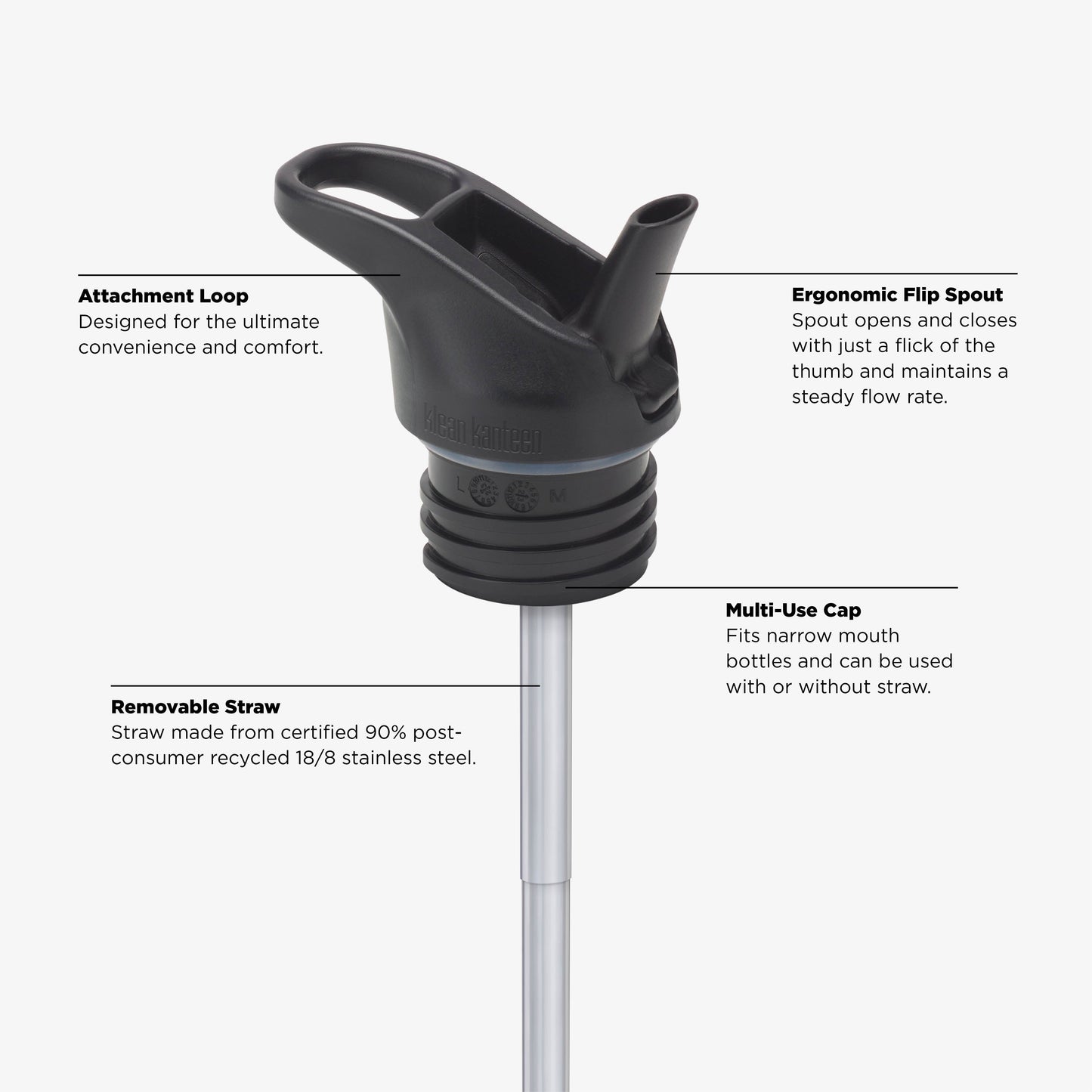 18oz Classic with Flip Seal Sport Cap